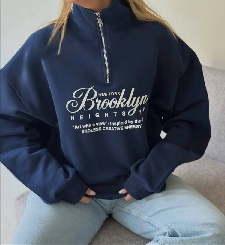 خرید دورس نیم زیپتو کرکی brooklyn